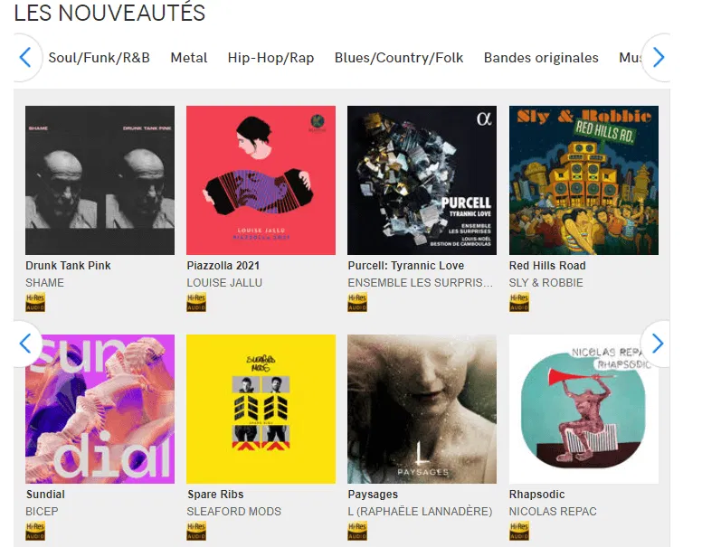 qobuz telecharger titres albums playlists