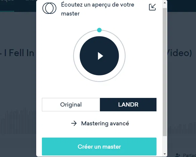 avis landr mastering automatise