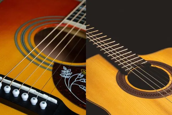 cordes guitare acoustique vs folk