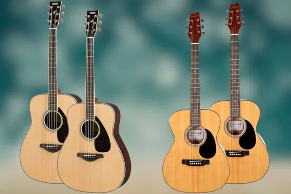 look guitare folk vs acoustique