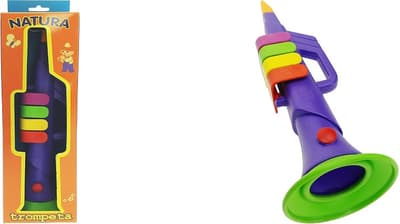 Lot De 14 Trompettes Jouets DIKACA - Instruments Musique Enfants Dorées