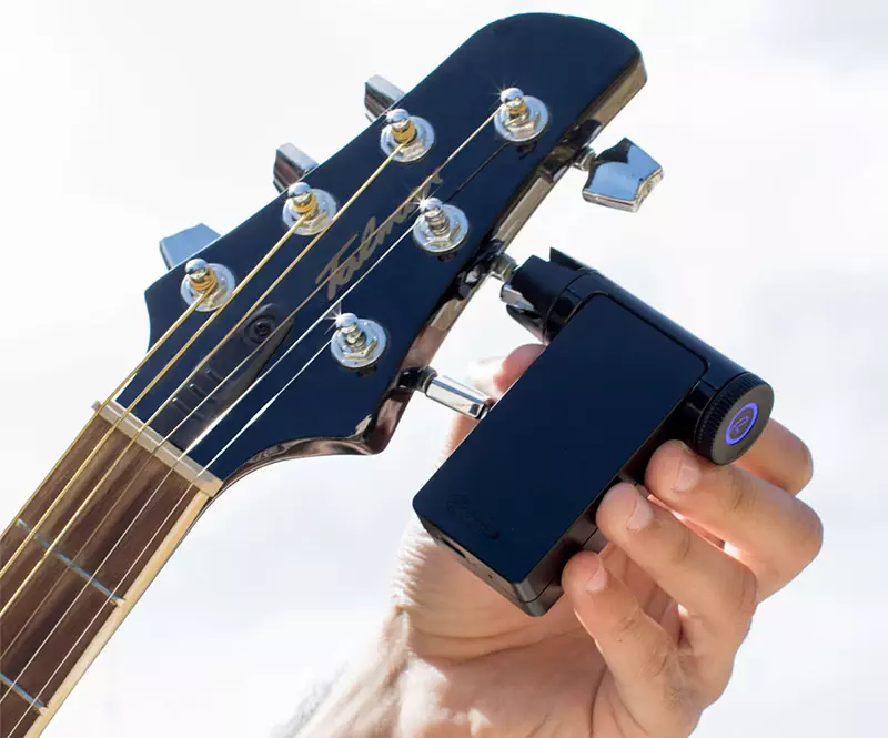 Accordeur de guitare à clipser professionnel pour guitare acoustique /  électrique, ukulélé, violon, basse et modes d'accord chromatique (pack de  2)