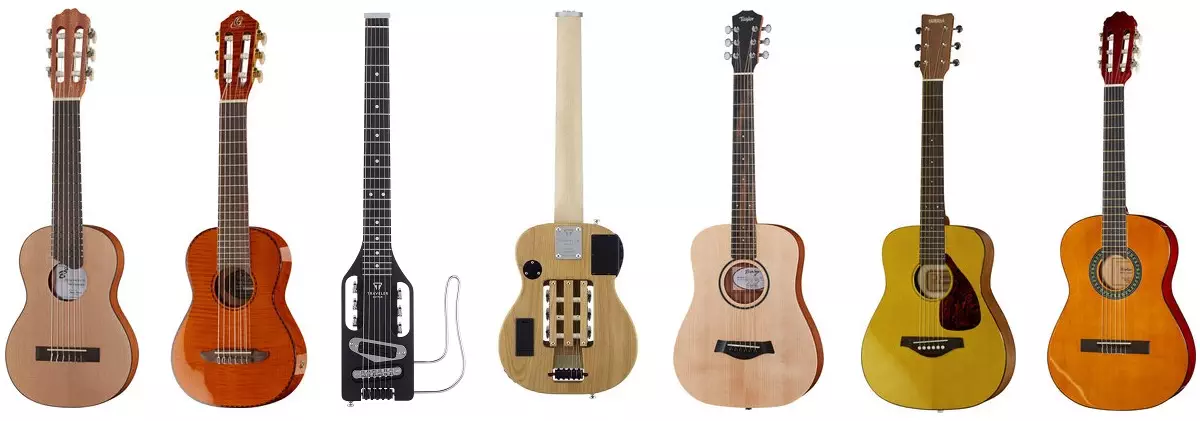BIEN CHOISIR : les guitares de voyage , guitalélés, ukulélé et leurs  copines 