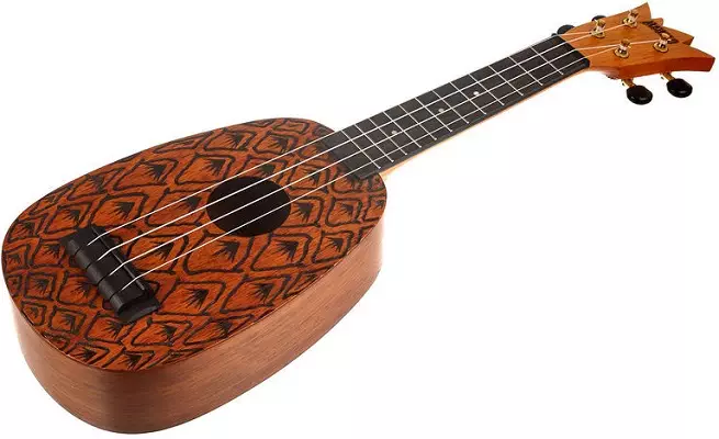 Yukulele rouge, Mahalo - table d'harmonie sengon , instruments à cordes  petite guitare tahitienne 12 frères instrument de musique 4 cordes