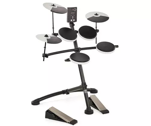 Batterie électronique Roland TD-1K noir/argent avec cymbales, avec  baguettes, avec pédale - Cdiscount Instruments de musique