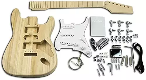 Rocktile kit de construction de guitare électrique style Double Cut