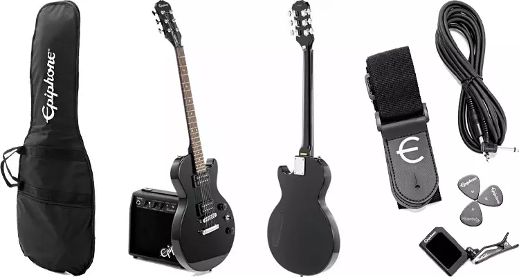 Donner Kit guitare électrique junior 76,2 cm pour débutant, ST Style Mini  guitare Premium Bundle avec ampli, accordeur, capodastre, sac, sangle